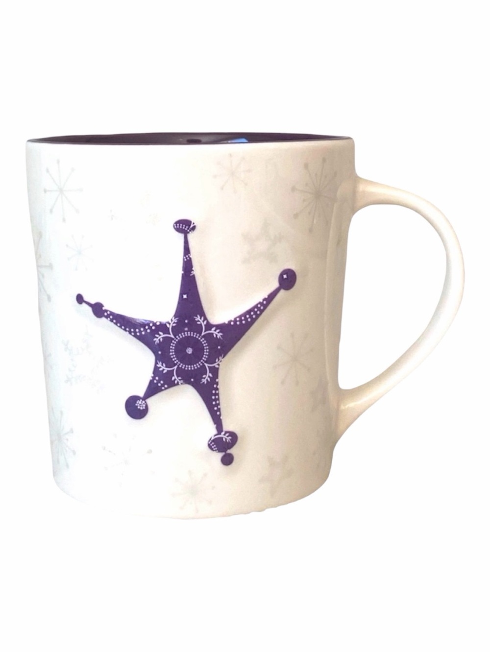 Starbucks Holiday 2006 purple 17oz mug